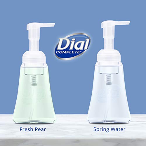 Image of Dial Complete Antibacterial Foaming Hand Soap, 2-Scent Variety Pack, Spring Water /Fresh Pear, 7.5 Fluid Ounces Each, 5 count (Pack of 2)