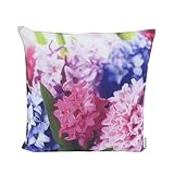 CB Home & Style Outdoor Garten Kissen Wasserabweisend Wasserfest 45 x 45 cm mit Füllung (HyazhintenNEU)