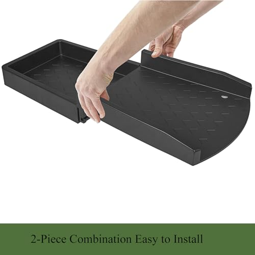 Image of Splash Block for Gutter Downspout Extensions, 24 inch Rainwater Extender, Thickened Gutter Splash Guard Drain Diverter