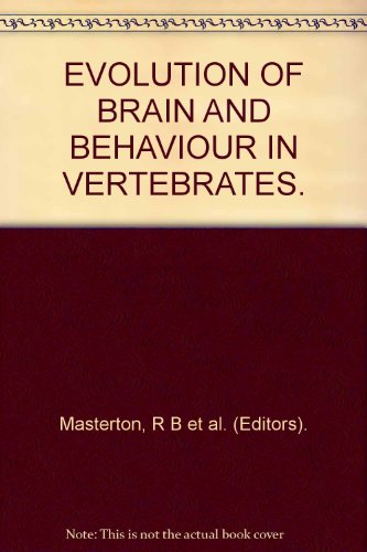Evolution of Brain and Behavior in Vertebrates. B000HJ3SQM Book Cover