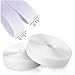 0.75 Inch x 82 Feet White Self-Adhesive Hook and Loop Tape - Sticky Back Fastening Tape for Stationery and Household Purposes