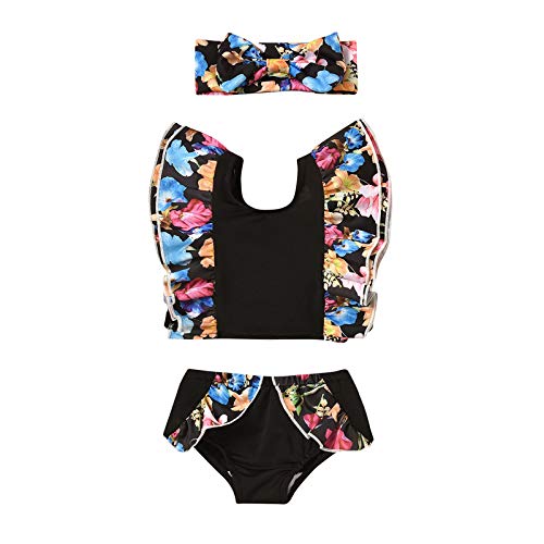 Ensembles de bikini pour enfants avec maillot de bain fille 6-16 ans été