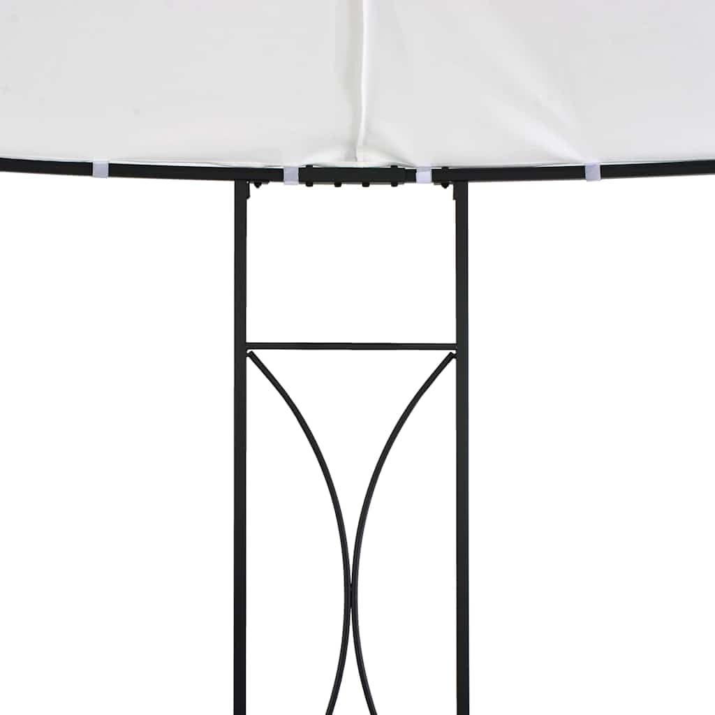 Tonnelle ronde - 300 x 290 cm - Blanc
