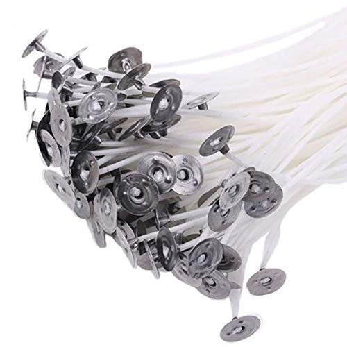 100 piezas de mechas preenceras de algodón para velas 20 cm miniatura 4