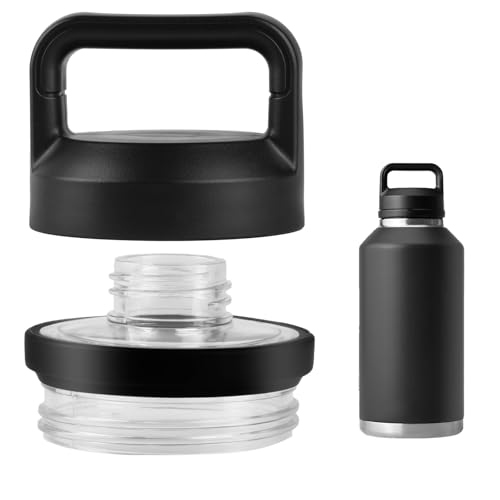 YETI Chug Cap for Rambler Bottle - Fits 18 oz, 26 oz, 36 oz, 64 oz - Water Bottle Lid Replacement