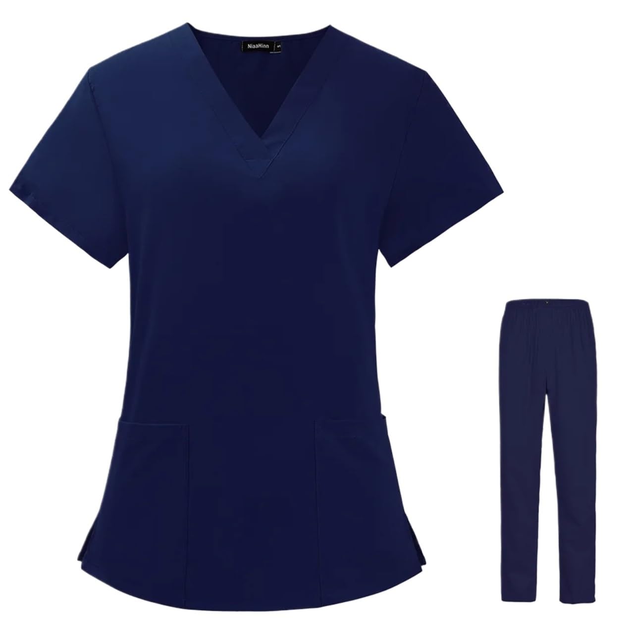 Uniforme Sanitario Unisex Traje de túnica médico SPA, Uniformes quirúrgicos, Conjunto Uniforme for Mujer, Enfermera, clínico Belleza, Top + pantalón