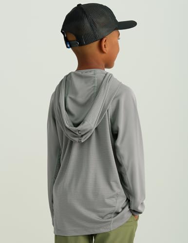 Image of HUK Boys' Icon X Hoodie, Fishing Shirt with Sun Protection for Kids