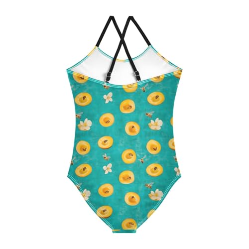 KLL Girl's Swimsuit 1 Piecing Beach Swimwear Toddler Swim Suits for Girls2