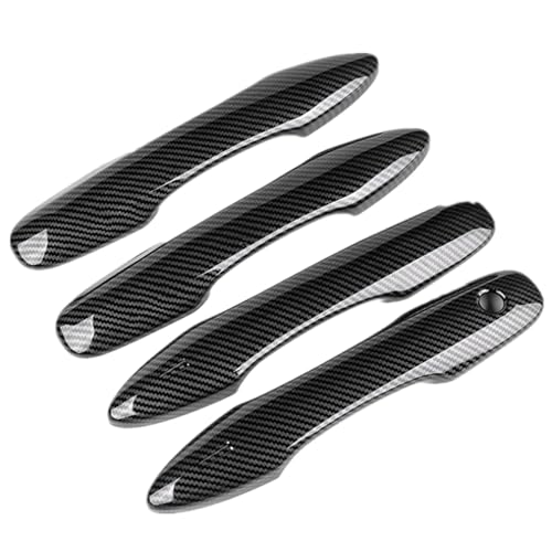 Cache extérieur porte pour Corolla 2019-2024 anti-rayures style carbone