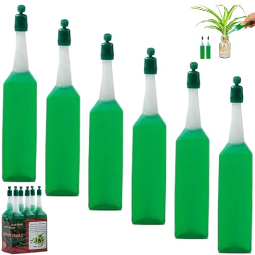 6pcs nutrientes hidropónicos, 38 ml de fertilizante de plantas de interior, fertilizante líquido para plantas de interior, flores, vegetales