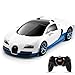 SainSmart Jr. 1:24 Bugatti Voiture pour Enfant, Modèle sous Licence Bugatti, RC Telecommandée Jouet pour Garçon Fille 3-18 Ans, Blanc