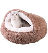 Amazon | 【petii】シェルベッド 猫ベッド 猫用ハウス ペットベッド 猫