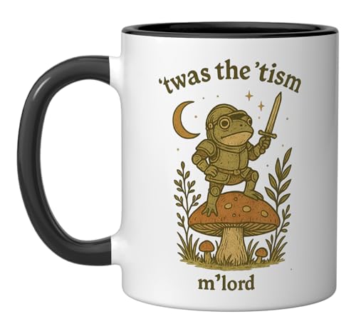 Taza de cerámica con diseño Frog Knight miniatura 1