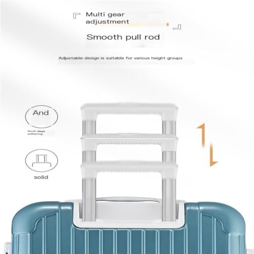 PANKERS Suitcase 24-inch Carry-on Suitcase for Women, Lightweight Zippered Mute Caster Suitcase for Men, Student Suitcase Suitcases3