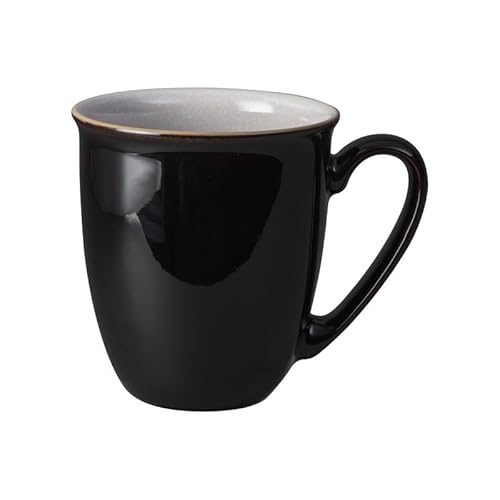 Denby Stoneware Elements Black Coffee Beaker Mug