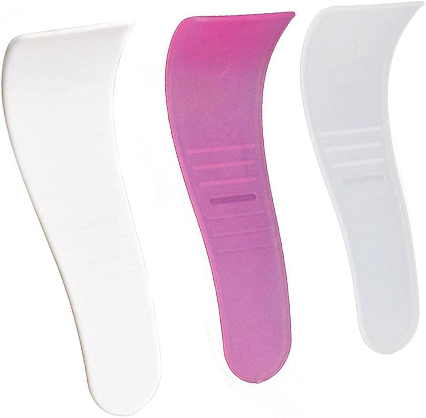 3Pcs Hair Wax Cleansing Spatulas, Sticks Mask Scraper,Plastic Waxing Applicator, Non-Stick Wax Spatulas Hair Removal, Depilatory Creams Hair Waxing Tools Removal Waxing Spatulas Skin Cleansers