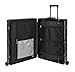 Travelhouse Tokyo 100% Aluminium Koffer 77cm 2X TSA Zahlenschloss 4 Silent Move Doppelräder 360° Rollen Vol. 110L - Schwarz