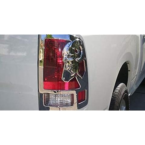 Avanzato Fits Dodge Ram Chrome Tail Light Covers 2009-19 / Fits 1500-2500-3500 (2010-2018) Cover