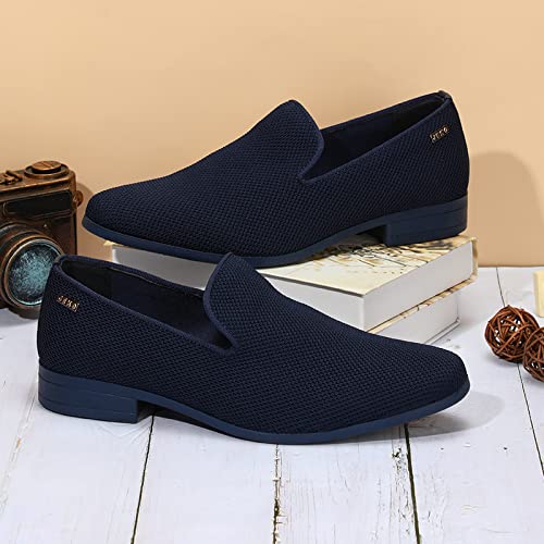 Image of UUBARIS Mens Dress Loafers Tuxedo Suit Slip on Shoes