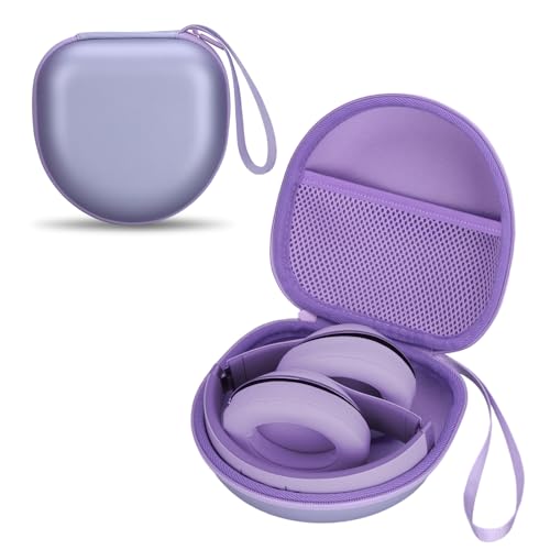 Image of Headphone Case Compatible with JBL /Beats /BERIBES /Jlab /Picun /TOZO /KVIDIO /Soundcore Anker /Skullcandy Noise Cancelling Over-Ear Headphones, Pearl Purple