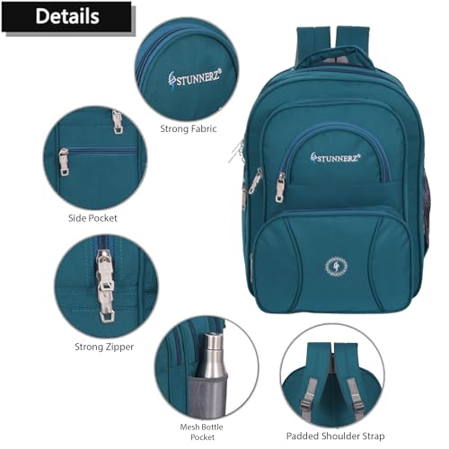 Image of STUNNERZ Stylish Waterproof School Bag Class 6th to 10th School Bag (60 L)