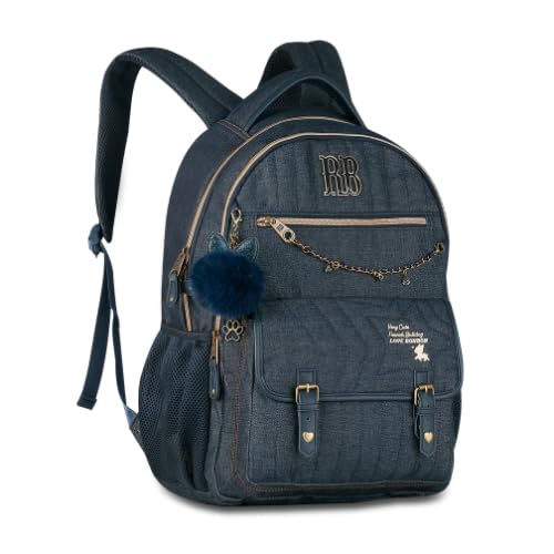 Mochila De Costas Coleção Denim Vintage Rebecca Bonbon