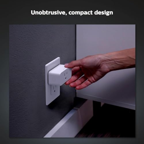 Image of Philips Hue Smart Plug, White - 1 Pack - Turns Any Light Into a Smart Light - Control with Hue App - Compatible with Alexa, Google Assistant, and Apple HomeKit