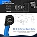 -58°F to 2876°F High Temp Thermometer Gun,Industrial Pyrometer DS 30:1 Non-Contact Laser Thermometer Gun with with Bluetooth,for Cooking, Griddle,Engine