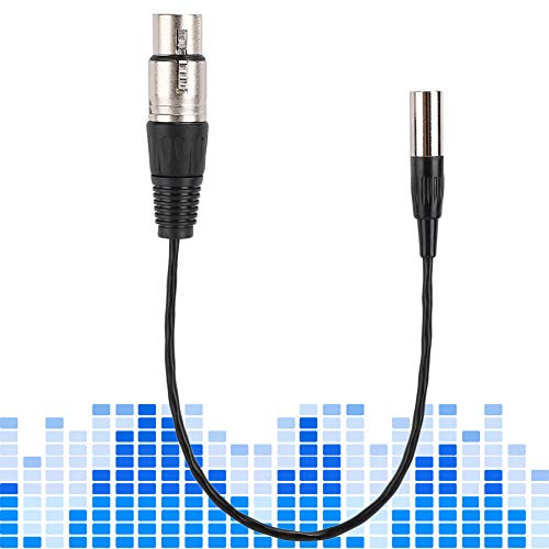 Mini XLR to XLR Adapter, Mini XLR Male to XLR Female Cable, 3 Pin Mini XLR Extension Cable