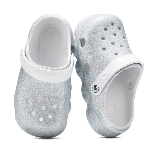 Image of Girls' Clogs for Toddlers & Kids Lightweight Garden Shoes Breathable Slip-on Slides Sandals Slippers Children's Beach Water Shoes