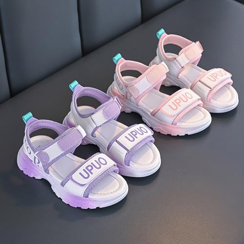 IWIHMIV Girls' Sandals Kids Sandles Toddler Sandals Kids Fashion Sports Sandals Outdoor Adjustable Strap Water Sandals Summer Sandal4