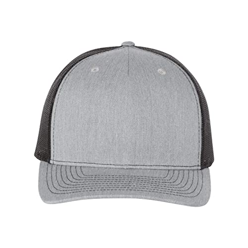 Richardson Trucker Cap Adjustable Heather Grey/Black