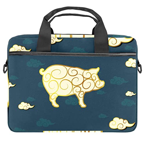 Sacoche ordinateur 13 à 14 pouces bohème rétro floral housse PC portable bandoulière