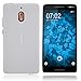 Produktbild PhoneNatic Case kompatibel mit Nokia 2.1 - transparent-weiß Silikon Hülle matt Cover