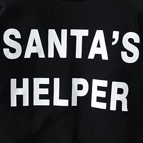 Xmas Infant Newborn Baby Boys Girls Letters Print Sweatshirt Tops Blouse Pullover Christmas Cloths Outfit Youth Clothes2