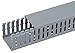 PANDUIT Wiring Duct, Gray, 6 ft. Length, 2.25" Width, 0.20" Slot Width