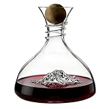 Choix de cadeau parfait : la carafe à vin avec bouchon constitue un excellent cadeau pour les amoureux, améliorant leur expérience de dégustation lors d'anniversaires, d'événements ou de festivals en aérant le vin efficacement tout en faisant également office de pièce décorative sophistiquée pour toute occasion.