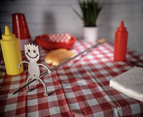 Set de 2 Pinchos telescópicos para BBQ 30 pulgadas miniatura 5