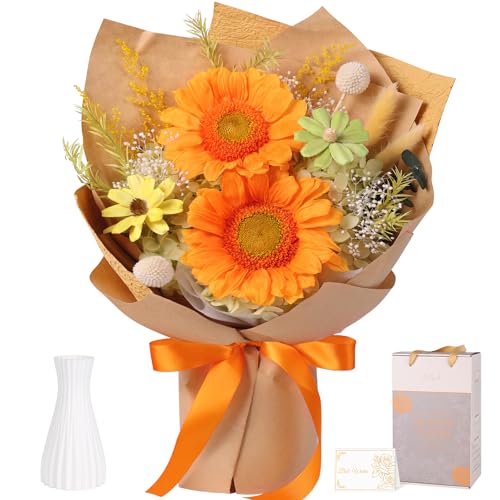 Forever Flowers for Delivery – Preserved Sunflowers Bouquet