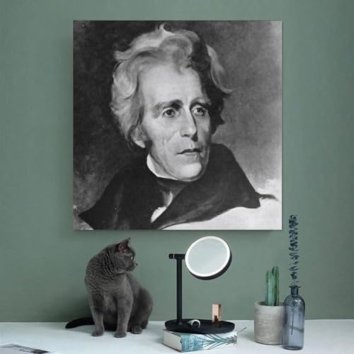 Andrew Jackson Impression Toile Poster Décoration Murale Salon Grand Format Carré - 3