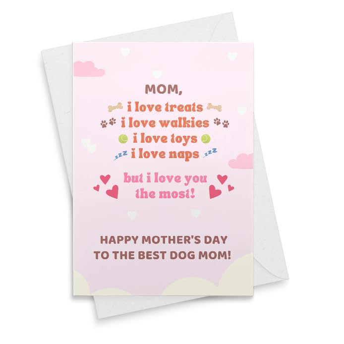 Amazon.com: Printable, Dog Mom Card, Funny Mothers Day, Card from Dog, Day Card, Mothers Day ...