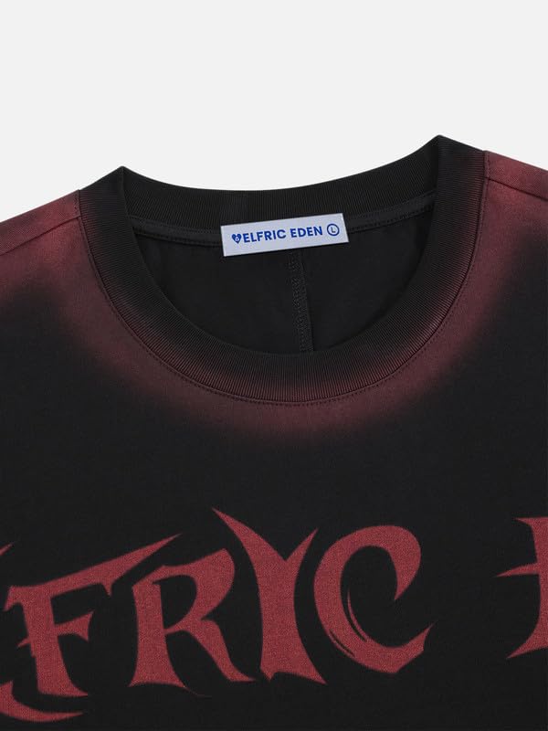 Aelfric Eden Koszulka męska, oversize, damska koszulka z grafiką, uniseks, krótki rękaw, na lato, basic, vintage, Streetwear