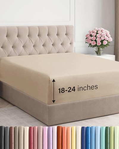 Extra Deep King Fitted Sheet - Hotel Luxury Single Fitted