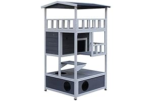 PawHut Outdoor Cat Tower: The Ultimate Feline Getaway