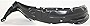 Evan Fischer Fender Liner Front, Passenger Side Compatible with 2002-2004 Honda CR-V Plastic Material - HO1249116