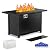 Xbeauty Propane Fire Pit Table, 42" Outdoors Gas Fire Pit Table, 50,000 BTU Auto-Ignition Fire Tables with Lid, Outside Garden Backyard Deck Patio (Square)