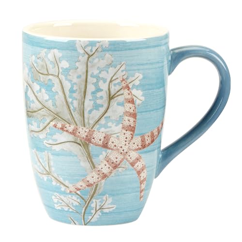 Set de 4 Mugs de Cerámica 20 oz con Diseño Costero miniatura 5