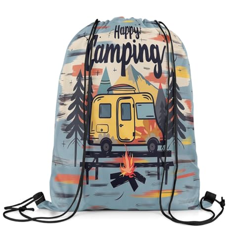 Feelyou Camper Drawstring Backpack 13