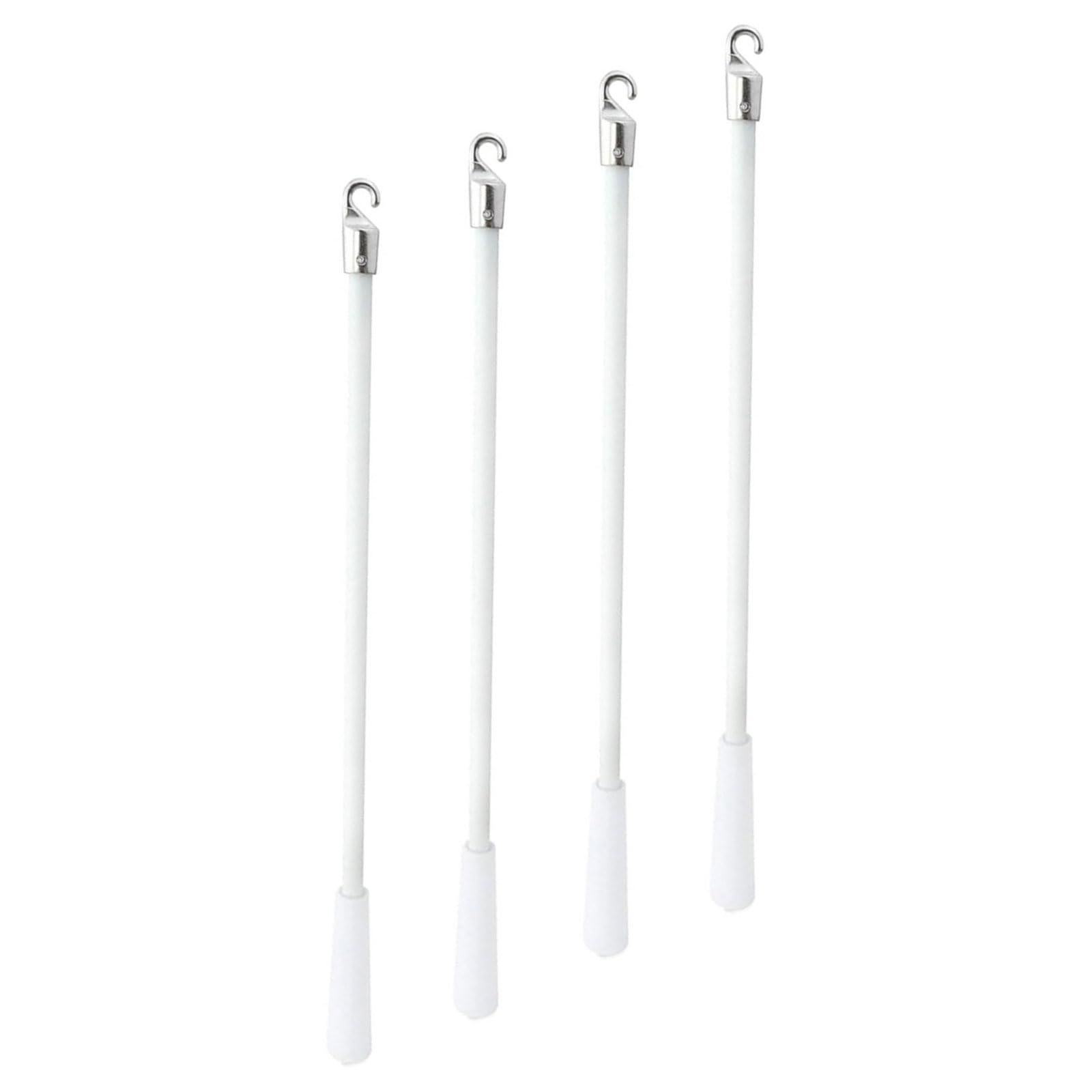 Hsioluted Jalousies Wand Blind Rod with Hook, 43cm Fiberglass Pull Stick Blind Opener for Blinds Rod Replacement