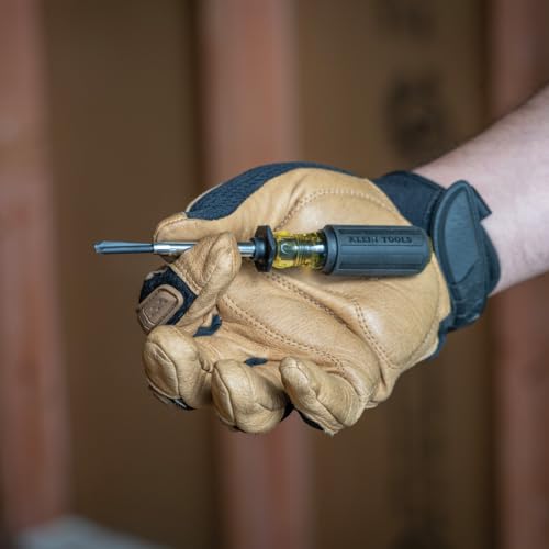 Klein Tools 6013K Slotted Screw-Holding Screwdriver, 3/16-Inch Split-Blade Flat Head Driver, Positive Gripping Action, Cushion-Grip Handle by KLEIN TOOLS - Used condition - Image 5